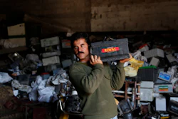 In a territory suffering from chronic power outages, batteries are needed to keep most Gaza households running. But huge mounds of used batteries are piling up at makeshift outdoor landfills, posing a threat to public health and the environment.