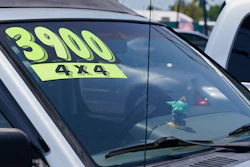 Used cars for sale on display in Oklahoma City, June 24, 2021.