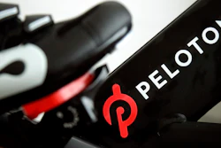 Peloton bike in San Francisco, Nov. 19, 2019.
