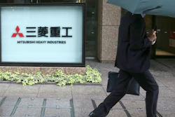 Mitsubishi Heavy Industries sign, Tokyo, July 16, 2019.