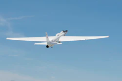 NASA’s ER-2, a high-altitude jet equipped with a suite of science instruments, takes off.