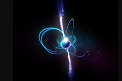 An artist's impression of what the unknown object might look like if it's a magnetar.