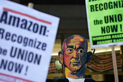 Federal labor officials say Amazon workers have lined up enough support to vote on whether to unionize a New York City warehouse.