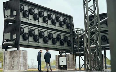 Climeworks, a Swiss company, has 15 direct air capture plants removing carbon dioxide from the air.