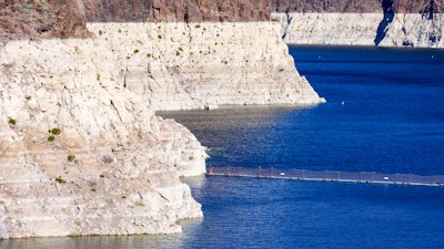 Lake Mead along the Nevada-Arizona border.