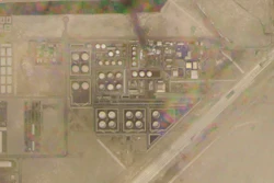 A drone attack claimed by Yemen's Houthi rebels targeting a key oil facility in Abu Dhabi killed three people on Monday and sparked a fire at Abu Dhabi's international airport.