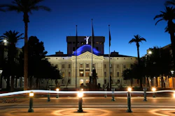 The Arizona Capitol, Phoenix, April 15, 2020.