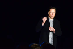 SpaceX's Elon Musk provides an update on Starship, Thursday, Feb. 10, 2022, near Brownsville, Texas. Musk said that the first orbital flight of Starship--the world's most powerful rocket ever built--could come in another month or two. While he anticipates failures, he’s confident Starship will reach orbit by the end of this year.