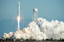 Rocket launched from the Mid-Atlantic Regional Spaceport (MARS) at the NASA Wallops Flight Facility in Virginia, in 2013.