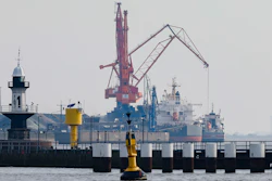 Port of Brunsbuettel, Germany, March 1, 2022.