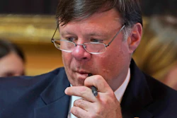 Virginia state Sen. Ryan McDougle, R-Hanover, listens to debate during the Senate session at the Capitol, Richmond, March 10, 2022.