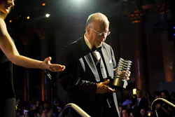 Stephen Wilhite accepts a Webby lifetime achievement award, New York, May 2013.