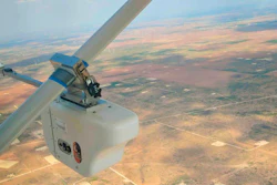 The airplane-mounted sensor used by the researchers to detect methane leaks from oil and natural gas production in the New Mexico half of the Permian Basin.