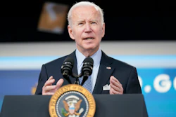 President Joe Biden speaks about status of the country's fight against COVID-19 in the South Court Auditorium on the White House campus, Wednesday, March 30, 2022, in Washington.