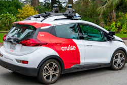Self-driving Chevrolet Bolt by Cruise Automation, San Francisco.