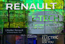 Renault dealership, Paris, March 2021.