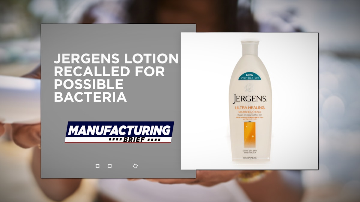 Jergens Lotion Recalled for Possible Bacteria