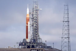 The NASA Artemis rocket with the Orion spacecraft aboard stands on pad 39B at the Kennedy Space Center in Cape Canaveral, Fla., March 18, 2022. After a series of equipment problems, NASA attempted an abbreviated fueling test of its mega moon rocket Thursday, April 14, 2022 at Florida's Kennedy Space Center.