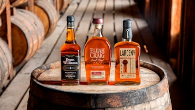Heaven Hill bourbon whiskeys.