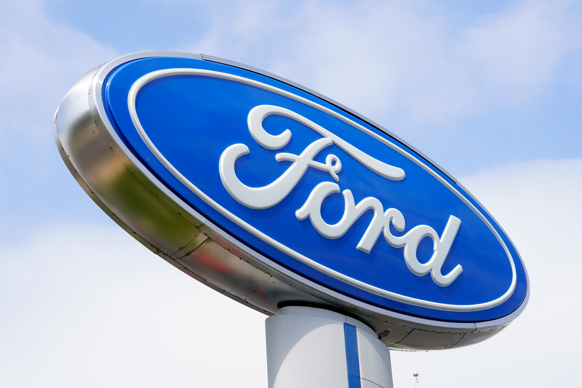 A Ford dealership in Springfield, Pa., Tuesday, April 26, 2022. Ford Motor Co. is recalling more than a quarter-million Explorer SUVs in the U.S., Friday, April 29, because they can roll away unexpectedly while shifted into park. The recall covers certain 2020 through 2022 Explorers with 2.3-liter engines, as well as 3-liter and 3.3-liter hybrids and the 3-liter ST.
