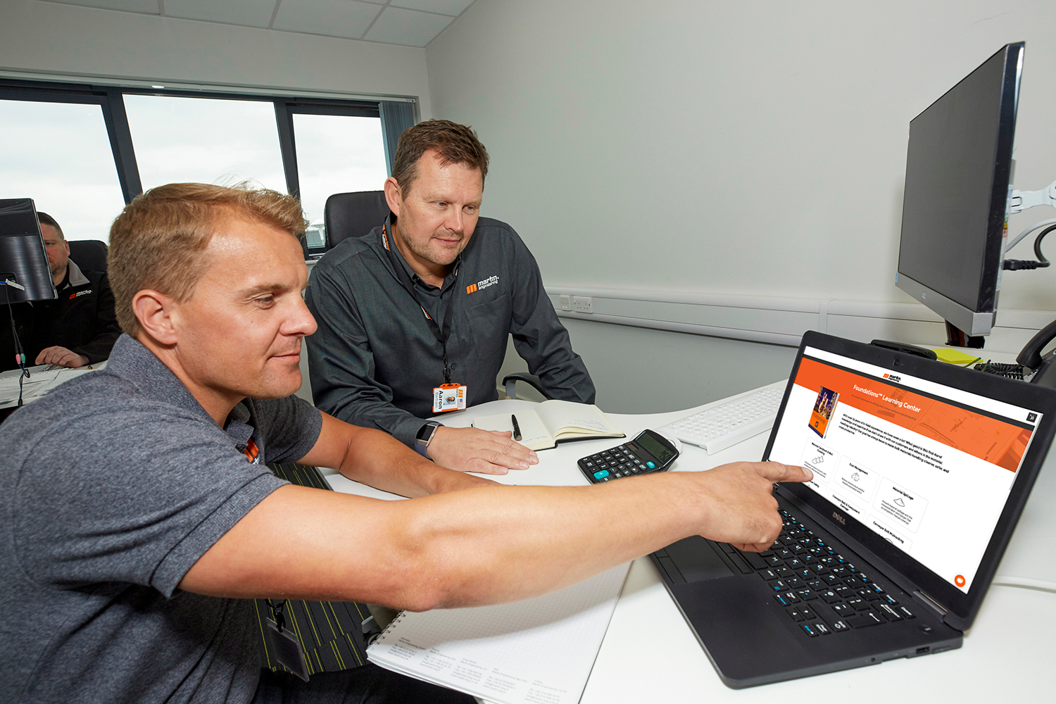 Dave Harasym and Aaron Bartram of Martin Engineering