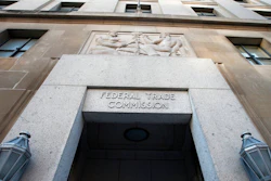 This Jan. 28, 2015, file photo shows the Federal Trade Commission building in Washington. Walmart and Kohl's are paying a combined $5.5 million in settlements after the Federal Trade Commission said they falsely marketed dozens of sheets and other home textile products as made of environmentally friendly bamboo, when they were actually rayon.