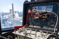 The user-friendly unit, which weighs less than 10 kilograms and does not require the use of filters, can be powered by a small, portable solar panel.