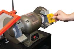 Grinder safety gauges are used during the installation, maintenance and inspection of bench/pedestal grinders.