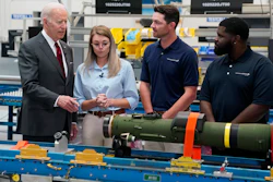 President Joe Biden speaks during tour of the Lockheed Martin Pike County Operations facility where Javelin anti-tank missiles are manufactured, Tuesday, May 3, 2022, in Troy, Ala.