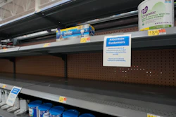 Shelves typically stocked with baby formula sit mostly empty at a store in San Antonio, May 10, 2022.