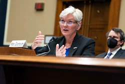 Energy Secretary Jennifer Granholm testifies before the House Energy and Commerce Committee, on Capitol Hill, Thursday, April 28, 2022, in Washington.