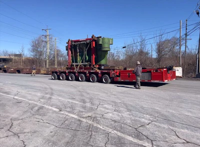 Transporting press components