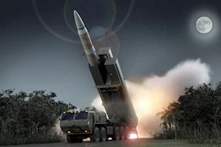OpFires' variable-range second-stage motor enables payloads to defeat targets across the medium-range spectrum. Its launcher assembly loads onto fielded transportation vehicles with the push of a button.