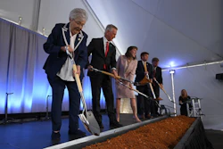 Lockheed Martin and officials break ground on Missile System Integration Lab in Huntsville, Alabama on Monday, June 27, 2022. Pictured from left to right: Gov. Kay Ivey, Sen. Tommy Tuberville, Dr. Sarah Hiza, Commissioner Dale Strong, Mayor Tommy Battle.