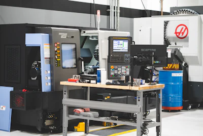 Halcyon intentionally purchases the same model of high-end 5-axis CNC machine from Doosan Machine Tools with FANUC controls as they expand.