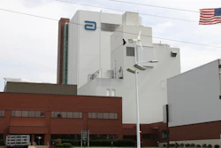 An Abbott Laboratories manufacturing plant is shown in Sturgis, Mich., on Sept. 23, 2010. Severe weather has forced Abbott Nutrition to pause production at a Michigan baby formula factory that had just restarted. The company said late Wednesday, June 15, 2022 that production for its EleCare specialty formula has stopped, but it has enough supply to meet needs until more formula can be made.
