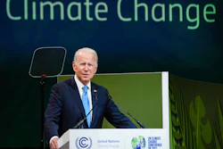 President Joe Biden speaks during a session on Action on Forests and Land Use, during the UN Climate Change Conference COP26 in Glasgow, Scotland, Nov. 2, 2021.