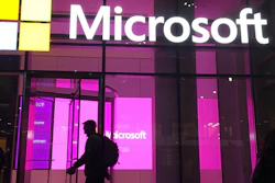 People walk past a Microsoft office on Nov. 10, 2016, in New York.