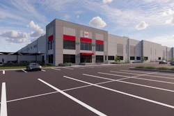 A rendering of the new GAF Energy facility.