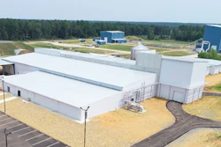 The new Aerojet Rocketdyne facility at the Camden, Arkansas, site consolidates solid rocket motor manufacturing to increase efficiency and capacity.