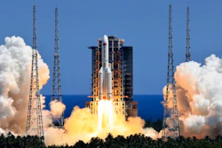 In this photo released by Xinhua News Agency, the Long March 5B Y3 carrier rocket, carrying Wentian lab module blasts off from the Wenchang Space Launch Center in Wenchang in southern China's Hainan Province Sunday, July 24, 2022. Debris from the rocket that boosted part of China’s new space station into orbit fell into the sea in the Philippines on Sunday, July 31, the Chinese government announced. Most of the final stage of the Long March-5B rocket burned up after entering the atmosphere at 12:55 a.m., the China Manned Space Agency reported.