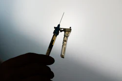 A syringe is prepared at a clinic in Norristown, Pa., Dec. 7, 2021. The Environmental Protection Agency is warning residents in 13 states and Puerto Rico about potential health risks from emissions of ethylene oxide, a chemical widely used to sterilize medical equipment and decontaminate spices.
