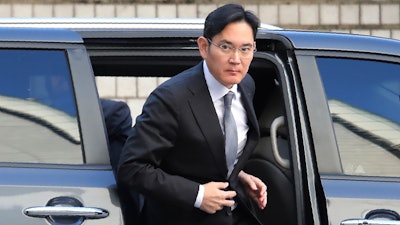 Samsung Electronics Co. Vice Chairman Lee Jae-yong gets out of a car at the Seoul High Court in Seoul, South Korea, Nov. 22, 2019. South Korea's president will pardon Samsung heir Lee Jae-yong with a year left on his sentence for bribing a president as part of a massive corruption scandal that toppled her government, the justice minister announced Friday, Aug. 12. 2022.