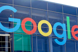 A sign is shown on a Google building at their campus in Mountain View, Calif., on Sept. 24, 2019. Hundreds of Google employees are petitioning the company to extend its abortion healthcare benefits to contract workers and to strengthen privacy protections for Google users searching for abortion information online.