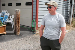 Ash Hermanowski, the food access and operations manager of the Jackson Cupboard, Jackson Hole, Wyo., Aug. 24, 2022.