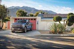 Duke Energy F150 Lightning Solar Charging