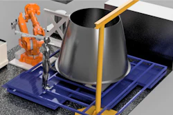 SpaceX custom EDM robotic work cell, entirely designed, engineered, built and commissioned by Beaumont Machine.