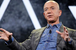 Then-Amazon CEO Jeff Bezos at the the Amazon re:MARS convention in Las Vegas, June 6, 2019.