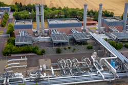 The gas storage plant Reckrod is pictured near Eiterfeld, central Germany, on July 14, 2022. German authorities say the country's gas storage facilities are now more than 90% full, moving ahead steadily despite Russia's move to cut off deliveries through a major pipeline.