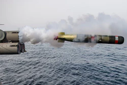A MK 54 lightweight torpedo.